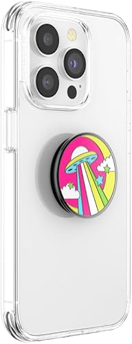 Miniatura 3 de POPSOCKETS Agarre para teléfono con soporte expandible, PopSockets para teléfono, esmalte en salsa