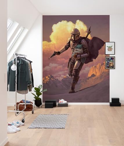 Komar Star Wars IADX4-020 Non-Woven Photo Wallpaper - Mandalorian Escape - Size: 200 x 280 cm (Width x Height) - Arvala-7 Nevarro - Image 2
