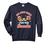 I'm Just Here For The Snacks Football Tailgate Fans Women Comfort Colors Adult Sweatshirt