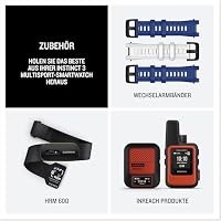 Garmin Instinct 3 45mm SOLAR – GPS-Multisport-Smartwatch, 0,9" Display, bis zu 28 Tage Akkulaufzeit, 80+ Sport-Apps, Navigationsfunktion, smarte Features, LED-Taschenlampe, wasserdicht, White – Ansicht 6