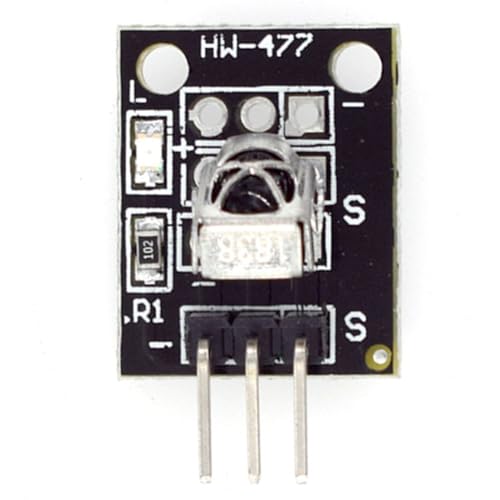 AMZLORD KY-022 IR Sensor Receptor Módulo 2.7-5.5V IR Módulo de receptor de control remoto IR TL1838 VS1838B 1838 para DIY Kit