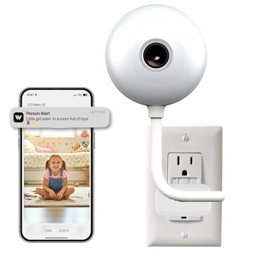 Indoor Security Camera,2K 2.4G WiFi Baby/Pet/Dog/Nanny Cameras fo...