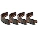 Rear Dynamic Friction Company True-Arc Brake Shoes 1901-0749-10 For 2000-2002 Hyundai Accent, 2001-2003 Dodge Atos