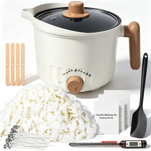 Kit de velas de inicio AOTOIE con derretidor para talleres creativos en casa