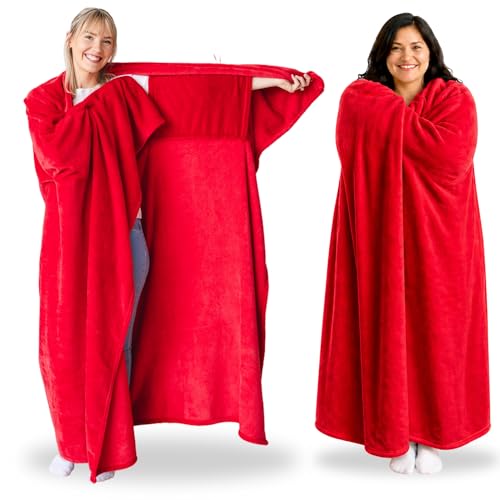 Image of Super Blanky Wearable Blankets for Women & Men, Graduation Day Gift for Her, Cozy Gifts for Women, Wife Birthday Gifts Ideas