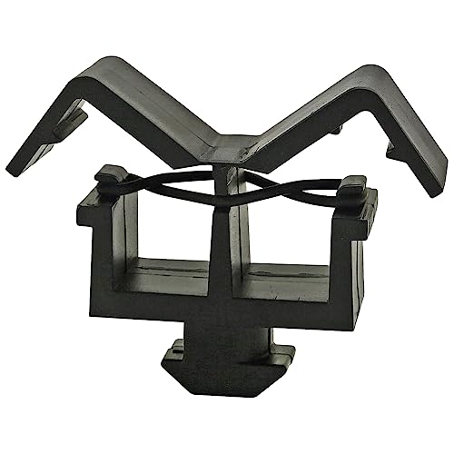 8020, 12320, 45 Series, Cable and Wire Management Clip, Drop in, Wire Organization for 80/20 Aluminum Extrusions Black Nylon (10 Pack)