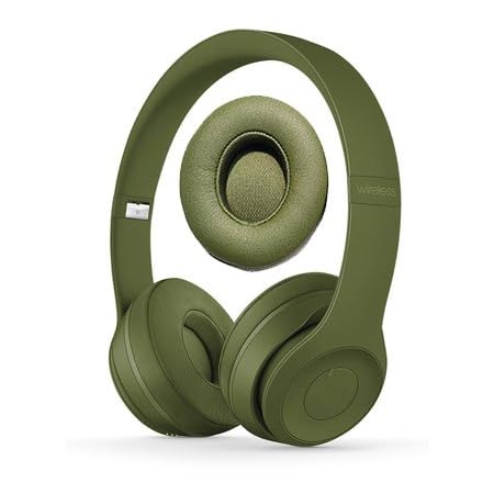 Cuscinetti auricolari in memory foam per cuffie auricolari Beats Solo  2.0/Solo 3.0 Wireless/Wired On Ear (1 paio) (verde militare) : Amazon.it:  Elettronica