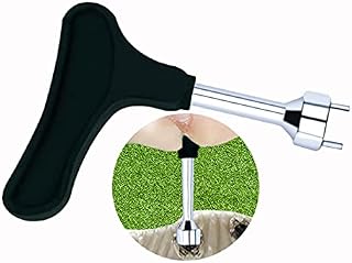 DEHUA Golf Spike Wrench, Golf Shoe Cleat Wrench Remover, Handheld Golf Shoe Cleat Wrench Maintenance Tool Accessories, Used for Golf Spikes, Sneakers with Spikes (Black)