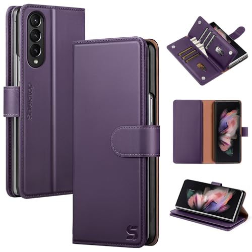 Shieldtop Samsung Galaxy Z Fold 3 EHbgP[X J[hz_[t fB[X Y X}zP[X RFIDubN PUU[ tbv یJo[ NWbgJ[hz_[ Xbg LbNX^hAp[v