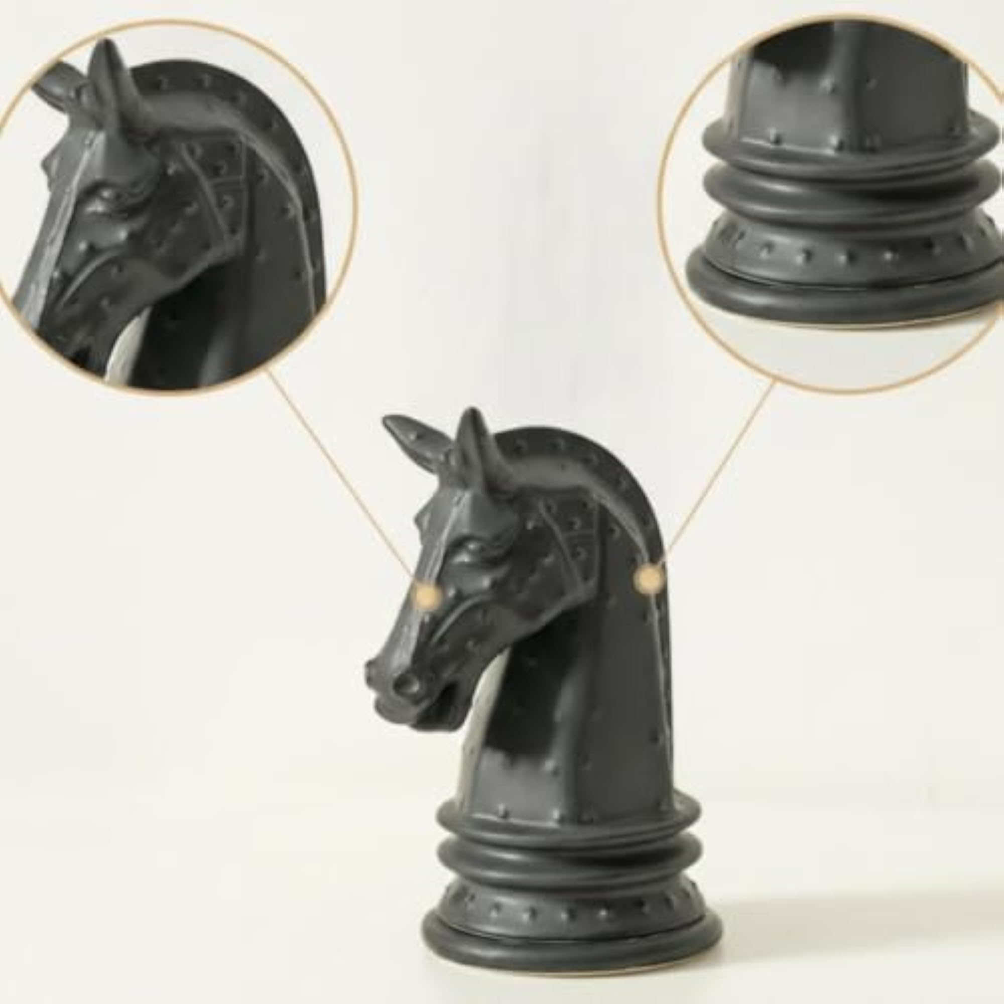 Horse Jar Ceramic Storage Jar for Vanity