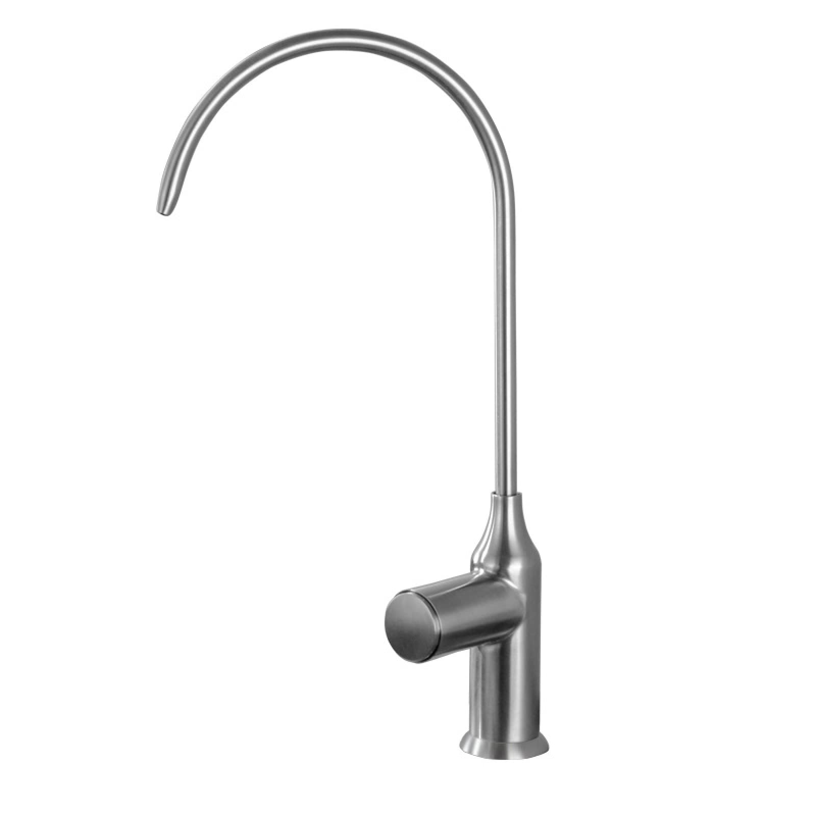 Kitchen Faucets, Drinking Water Faucet Gooseneck Single Cold Filter for Sink,Brushed B(Brushed B)