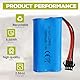 2PCS 7.4V 1200mah SM-4P Stecker Akku mit USB Ladekabel für EC08 RC Spielzeugauto Modell Geländefahrzeug Klettern Drift Racing Fernbedienung Boot Batterie