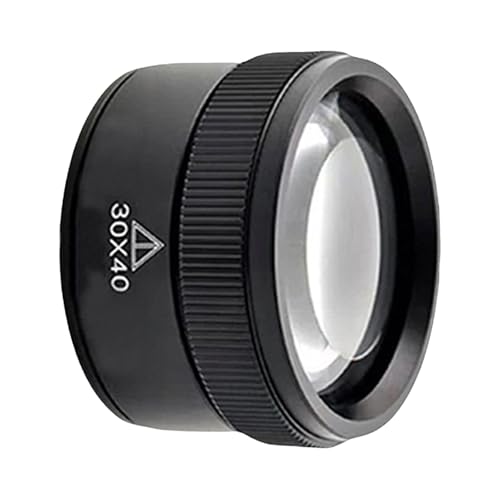 Loupe Magnifier, Magnifier Glass, Decorative Compact Magnify, Sturdy Handheld Small, Portable Microscope for Hobbyists, Coin, Stone Collectors, Jewelry, 4.7x2.85cm