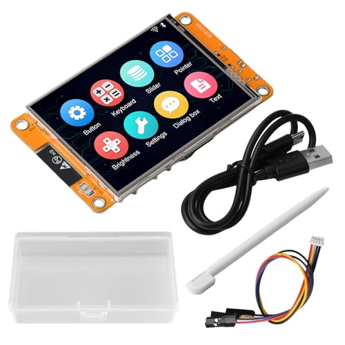 Heemol pour 2,8" ESP32 Carte de développement LCD écran, Wi-FI Bluetooth, Pilote ST7789, Module TFT Intelligent, écran Tactile, connectivité IoT Haute Vitesse, Compatible LVGL/GUI