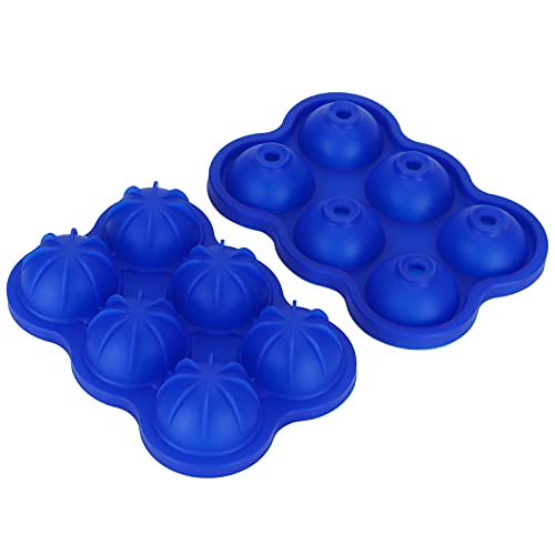 Molde para cubitos de hielo de silicona Zerodis 6 compartimentos azul oscuro miniatura 2