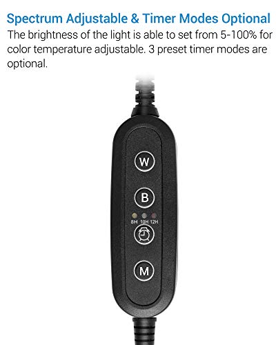 NICREW SlimLED LED Acquario con Tre Modalità, LED Acquario con Luce a Spettro Completo Regolabili per Piante Acquatiche, 28-42 cm, 9 W, 600 Lumen - Image 7