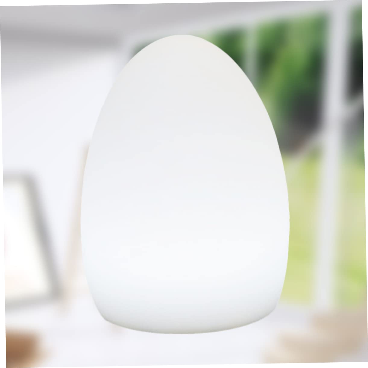 Lámpara de Noche LED de Huevo Recargable Carga USB, Luz Infantil para Mesita y Escritorio, Hogar y Conservatorio, 10X15 CM