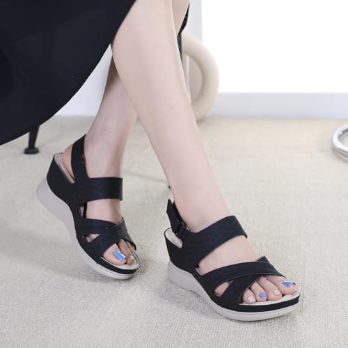 Mules à talons plateforme confortables et sandales d'été légères - 2