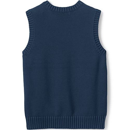 Lands' End School Uniform Men's Cotton Modal Sweater Vest3