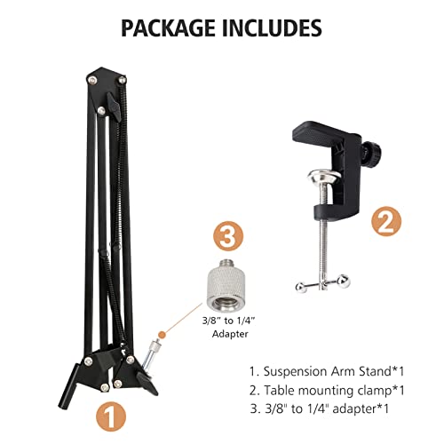 Support de microphone Elgato Wave 3 bras mécanique pour bureau
