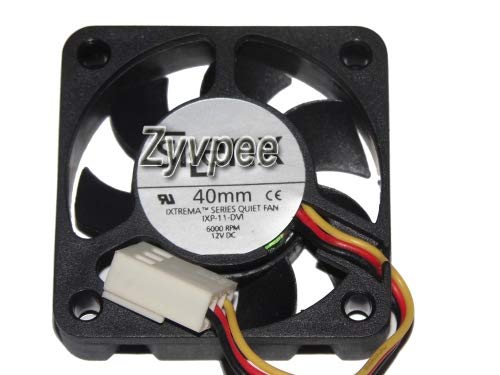 Zyvpee® SilenX IXTREMA IXP-11-DVI - Ventilador de refrigeración para CPU de puente norte/sur, ventilador de CPU de 40 x 40 x 10 mm, 4 cm, 4 cm