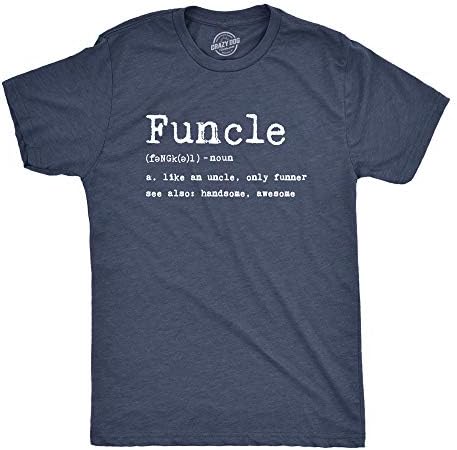 Mens Funcle Definition Funny Family Tee for Uncles