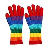 Genérico Guantes De Invierno, Guantes De Ciclismo De Poliéster, Guantess Calientes para Mujeres, Magdalenas Elásticas con Pantalla Táctil con Líneas De para Caminar Patinaje Esquí De aventur
