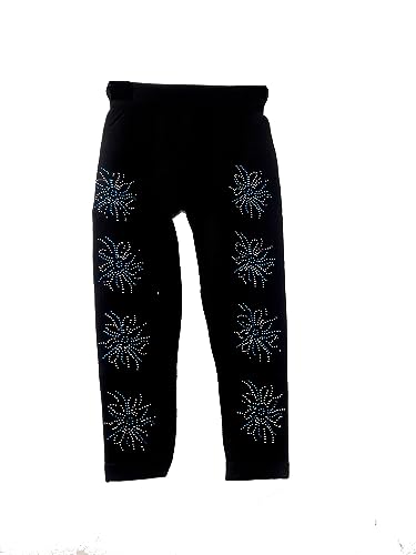 Image of CAMEY Solid Polyester Girls Regular Fit Casual Winter Pull On Warm Jeggings /Leggings