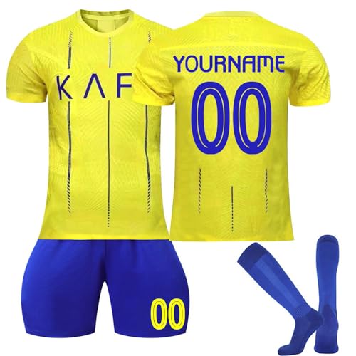 Personalised Football Kit for Kids and Adults Custom Name an