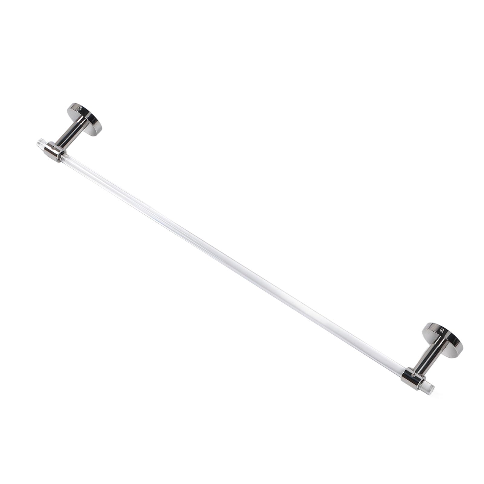 Akrylowy Uchwyt na Ręcznik, Minimalistyczny Montowany do ściany (60cm)