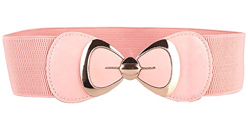 Bow-knot Waist Belts Elastic Wide for Belt Womens Girls Corset Dress