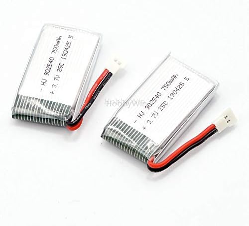 Miniatura 7 de Batería LiPO MX2.0-2P de 3,7 V 1S, 750 mAh, 25 C, enchufe para dron FPV modelo RC helicóptero de avión