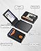 ZALVEX Wallet for Men, Mens Minimalist Wallet 9-13 Cards, Slim Compact Wallet with Money Clip & ID Window, RFID Blocking Smart Pop Up Card Wallet, Metal Aluminum Credit Card Holder Bifold Wallet