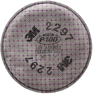 3M Advanced Particulate Filter 2297, P100, with Nuisance Level Organic Vapor Relief