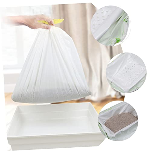 VANZACK 5 Conjuntos Saco De Areia Para Gatos Recipientes à Prova De Vazamento Forro De Maca Bolsas S