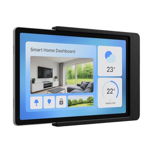 Cleverstation Support Mural Tablette pour Honor Pad - Slide-in (Noir, pour Honor Pad X8a (11 Pouces))