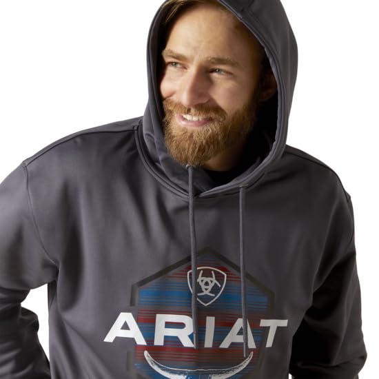 Image of Ariat Men's Logo Tek Fleece Hoodie