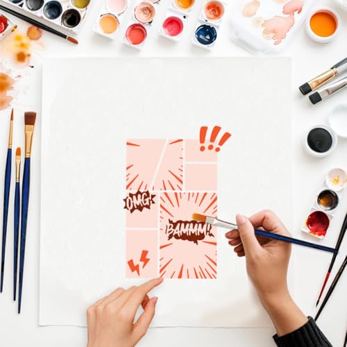 Plantillas de dibujo manga para decorar habitaciones infantiles, álbumes y muebles de madera 8