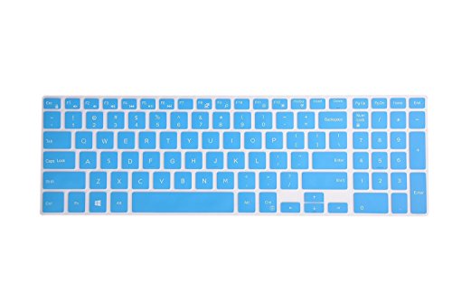 Keyboard Cover Compatible with Dell 15 3000 5000 7000 Series,17 5000 Series, 15.6" Dell G5 15 5500 5505, Dell Gaming G3 15 3500 3590 Series Laptop - Blue