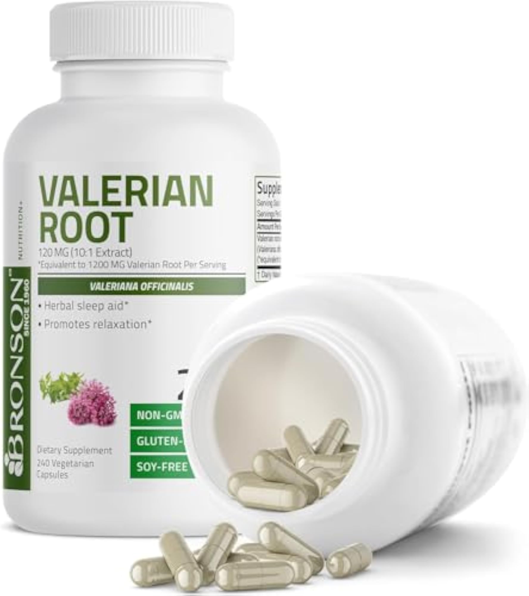 Valerian Root Capsules, 240 Count