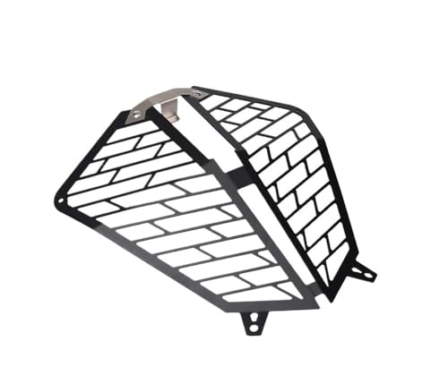 Grille de protection phare moto 502C en maille d'acier robuste