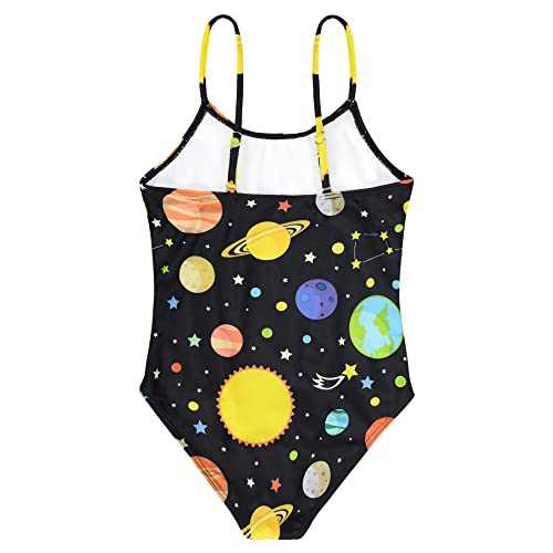 Image of Zando Toddler Swimsuit Girl Size 6M-8Y - Cute Ruffle Sling Adjustable Baby Girl Bathing Suit Kids Swimwear for Beach Wear