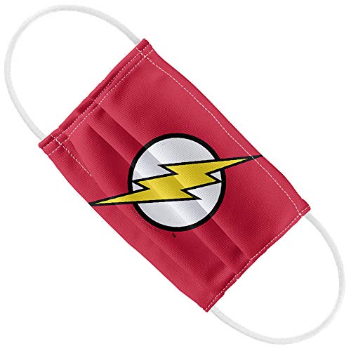 Popfunk The Flash Kids Lightning Bolt Logo 1-Ply Reusable Face Mask Covering
