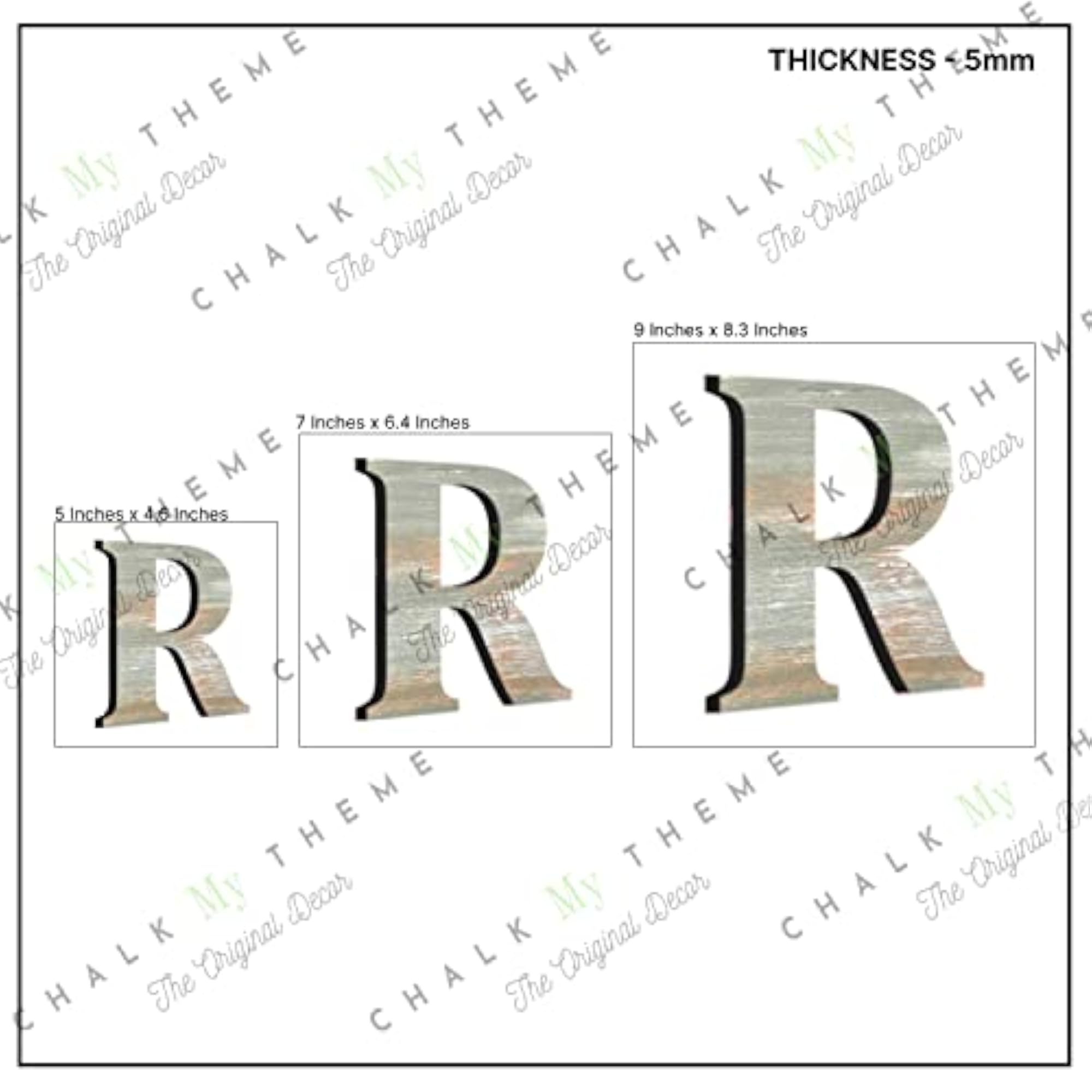 Wooden Alphabets and Numbers for Wall Decoration