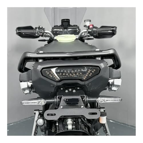 Feu arrière LED moto clignotant stop visible anti-collision MT09 Tracer