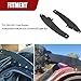 XJMOTO Upper Roof Windshield 50 Inch Curved LED Light Bar Mounting Bracket Compatible with Ford Ranger 1993-2011