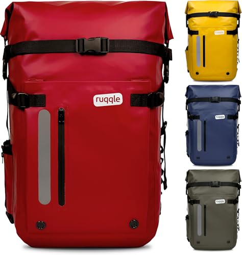 Ruqqle Bolsa Estanca Impermeable 20 30 45l, Mochila Seca Versátil Con 3 Bolsillos Externos, Cómoda Para Playa, Mar, Barco, Canoa, Paddle Surf, Kayak, Moto, Senderismo, Camping, Pesca, Viaje Y Ocio