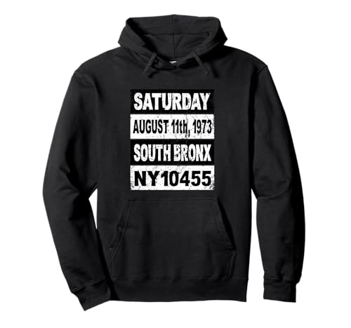 T-shirt rétro Hip Hop is Born South Bronx 50th Anniversary Sweat à Capuche