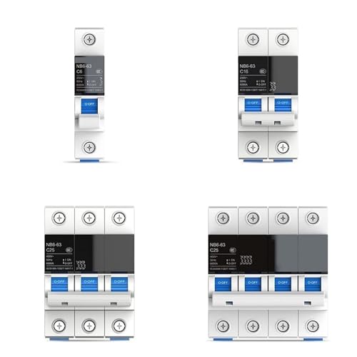 Disjoncteur miniature 4P 63A pour rail DIN protégeant votre réseau électrique AC 400V