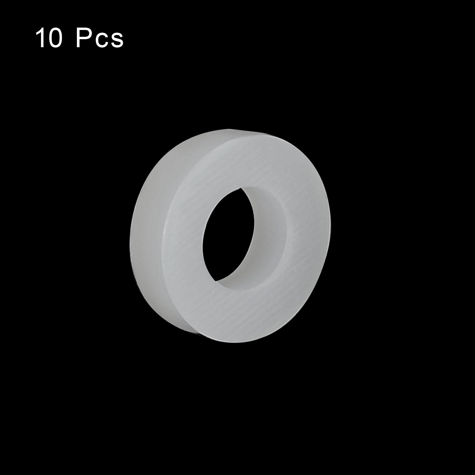 QUARKZMAN 25mm ID Silikon O-Ringe Unterlegscheibe Dichtung x 10 Stücke Unterlegscheibe Runde flach Dichtungsring für Glas Türgriff transparent